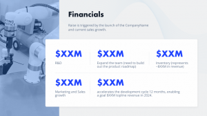 financials slide example