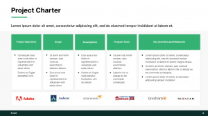 project charter slide