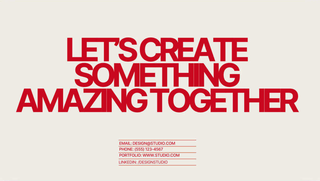 Let's Create Something Amazing Together