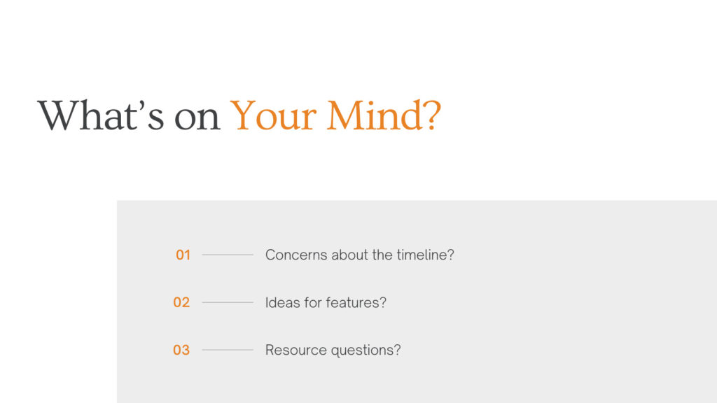 Strong visual / brand moment slide